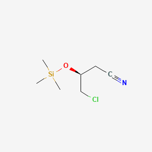 (3S)-4-氯-3-[(三甲基甲硅烷基)氧基]丁腈